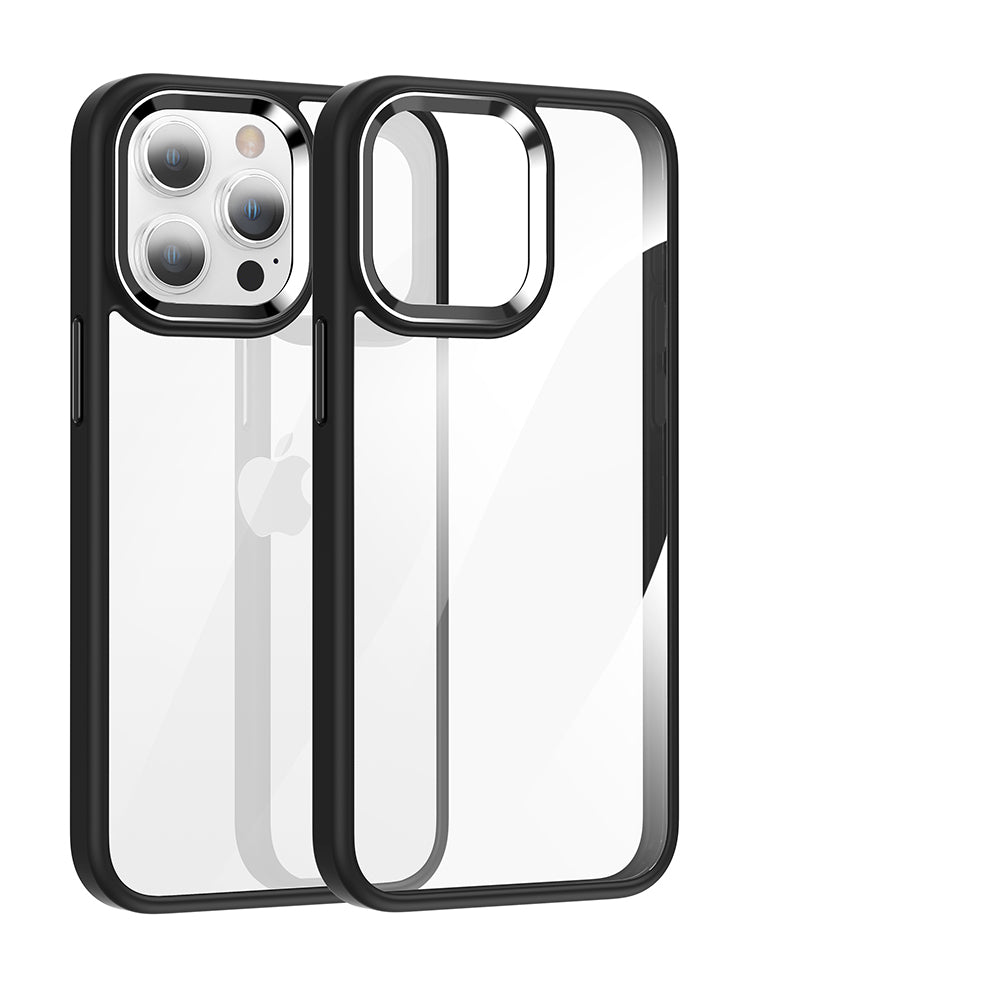 iPhone Shockproof Clear Case - TPU Frame, Anti-Scratch Clear Back (Premium)