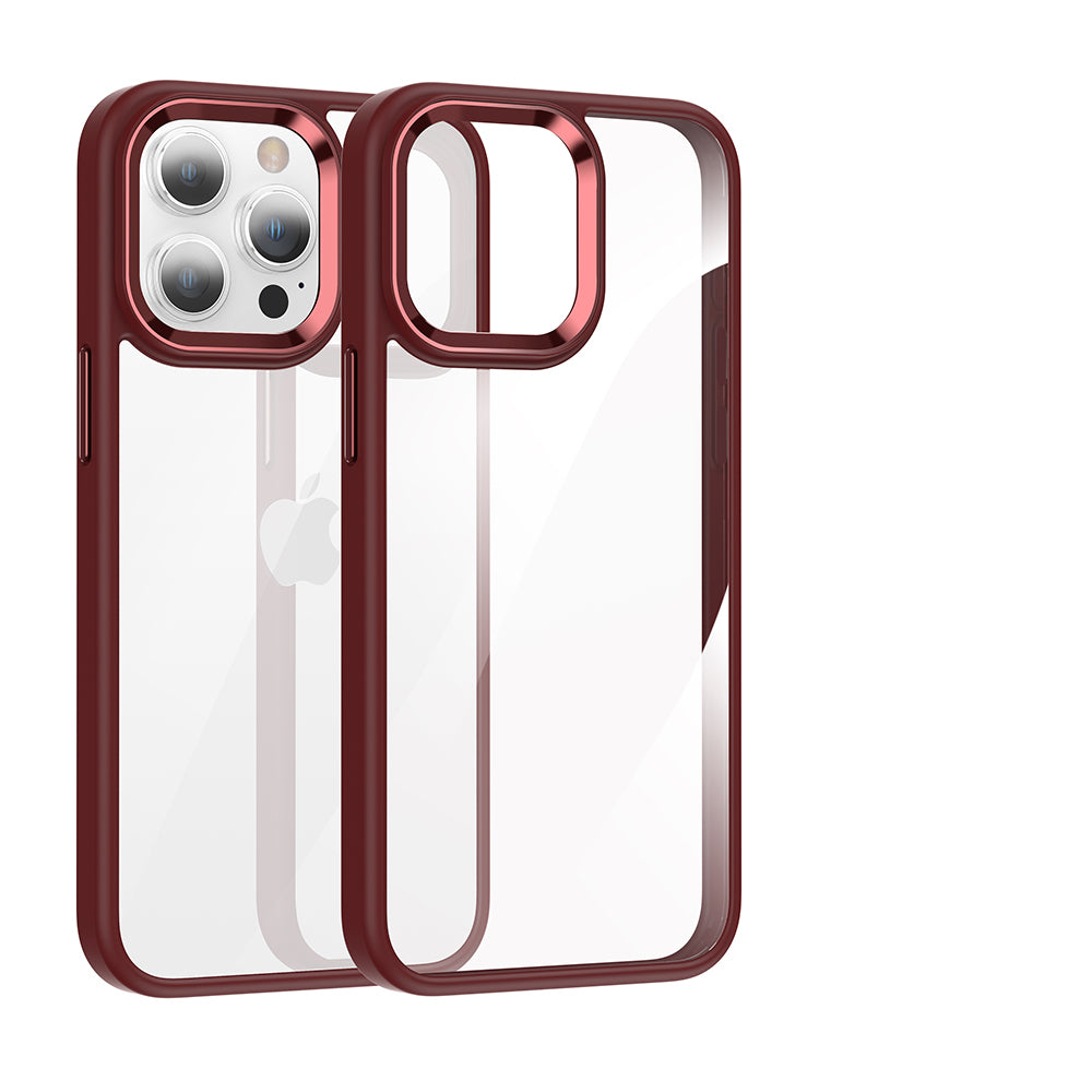 iPhone Shockproof Clear Case - TPU Frame, Anti-Scratch Clear Back (Premium)