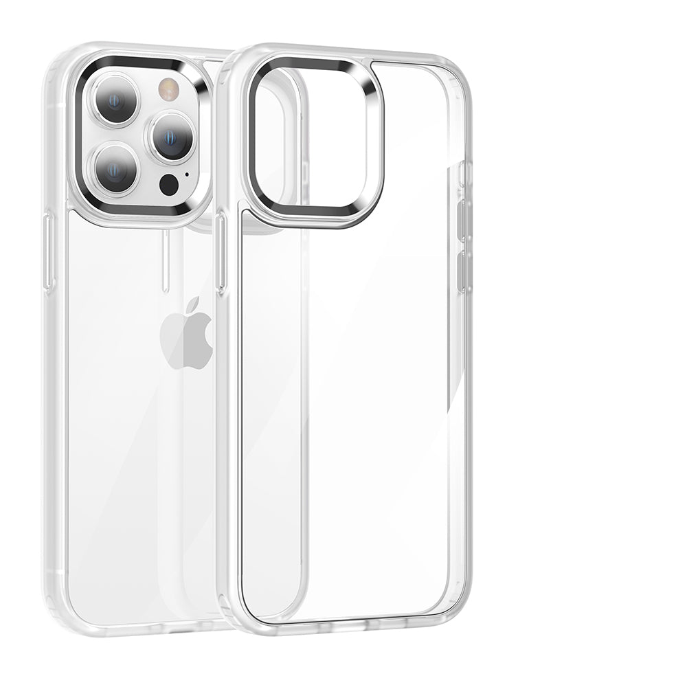 iPhone Shockproof Clear Case - TPU Frame, Anti-Scratch Clear Back (Premium)