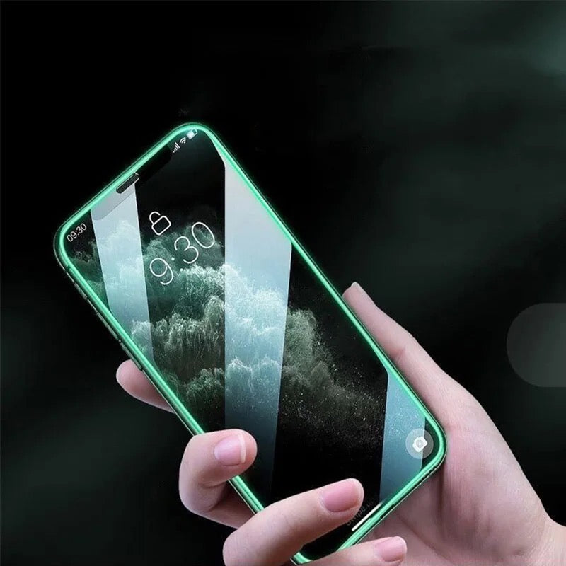 Glow in The Dark Screen Protector for iPhone, Luminous Tempered Glass